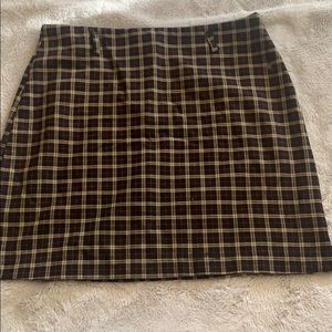 Plaid skirt